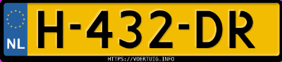 Kenteken afbeelding van H432DR, bruine Opel Mokka Mokka-X D14net