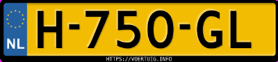 Kenteken afbeelding van H750GL, zwarte Opel Astra Sports Tourer K 12shl