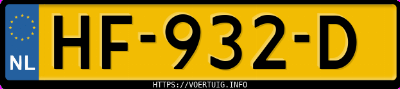 Kenteken afbeelding van HF932D, zwarte Opel Mokka Mokka-X D14net