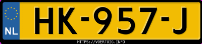 Kenteken afbeelding van HK957J, blauwe Opel Astra Sports Tourer