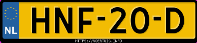 Kenteken afbeelding van HNF20D, zwarte Opel Grandland Hybrid