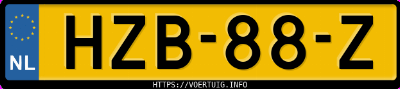 Kenteken afbeelding van HZB88Z, zwarte Opel Astra Sports Tourer L 1.6 Phev