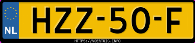 Kenteken afbeelding van HZZ50F, witte Opel Grandland 12xht