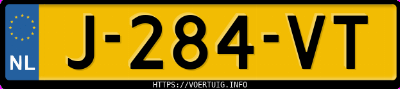 Kenteken afbeelding van J284VT, grijze Opel Corsa Corsa-E