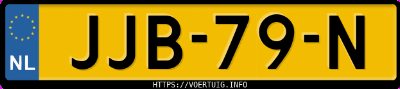 Kenteken afbeelding van JJB79N, grijze Opel Grandland 73kwh
