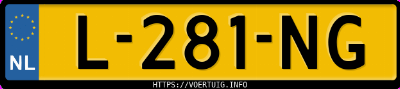 Kenteken afbeelding van L281NG, zwarte Opel Insignia Sports Tourer B 15xht