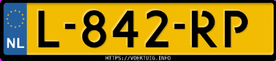 Kenteken afbeelding van L842RP, grijze Opel Corsa F F12xel