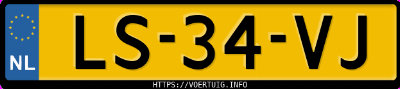 Kenteken afbeelding van LS34VJ, blauwe Opel Corsa 1.2 S