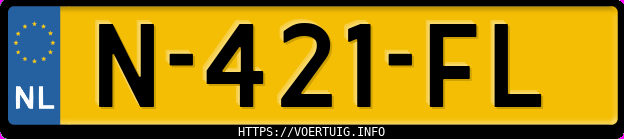 Kenteken afbeelding van N421FL, grijze Opel Insignia Sports Tourer