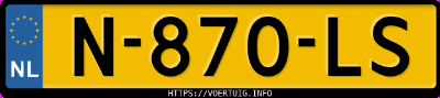 Kenteken afbeelding van N870LS, grijze Opel Corsa Corsa-E