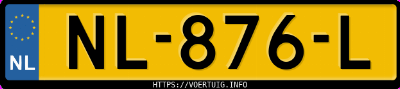 Kenteken afbeelding van NL876L, zwarte Opel Astra Sports Tourer+ K 14xft Tourer