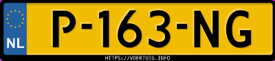 Kenteken afbeelding van P163NG, witte Opel Corsa Corsa-E