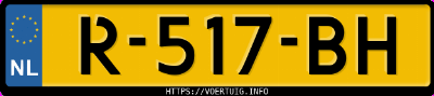 Kenteken afbeelding van R517BH, grijze Opel Corsa Corsa-E