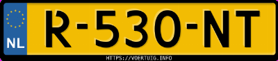 Kenteken afbeelding van R530NT, grijze Opel Crossland 12xht