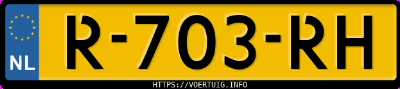 Kenteken afbeelding van R703RH, bruine Opel Mokka Mokka-X D14net
