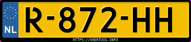 Kenteken afbeelding van R872HH, grijze Opel Corsa