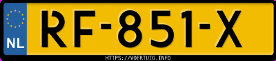 Kenteken afbeelding van RF851X, grijze Opel Astra Sports Tourer K 14xft