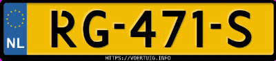Kenteken afbeelding van RG471S, grijze Opel CORSA-E Corsa E B14xel