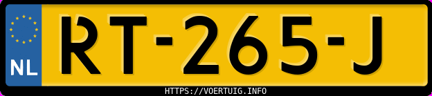 Kenteken afbeelding van RT265J, grijze Opel Mokka X