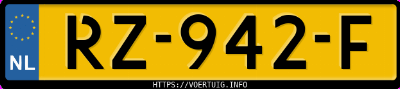 Kenteken afbeelding van RZ942F, grijze Opel Astra Sports Tourer+ K 14xft Tourer