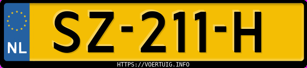 Kenteken afbeelding van SZ211H, zwarte Opel Crossland X 12xht