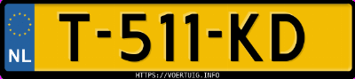 Kenteken afbeelding van T511KD, grijze Opel Astra L 1.6 Phev