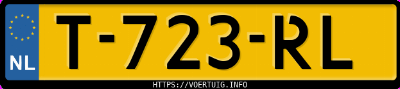 Kenteken afbeelding van T723RL, grijze Opel Astra Sports Tourer