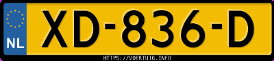 Kenteken afbeelding van XD836D, grijze Opel CORSA-E Corsa E B14xel