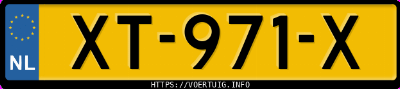 Kenteken afbeelding van XT971X, blauwe Opel Astra Sports Tourer K 14xft