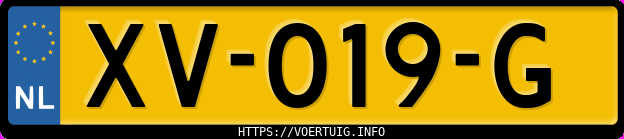 Kenteken afbeelding van XV019G, rode Opel Grandland X 12xht