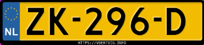 Kenteken afbeelding van ZK296D, grijze Opel Mokka X Mokka-X D14net