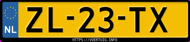 Kenteken afbeelding van ZL23TX, blauwe Opel Corsa Hatchback C1.4nz U9