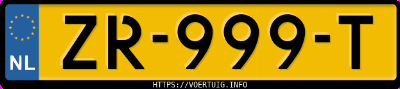 Kenteken afbeelding van ZR999T, zwarte Opel Crossland X D12xe