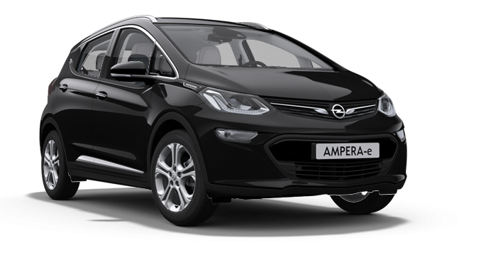 Afbeelding van H147VL, zwarte Opel AMPERA-E hatchback