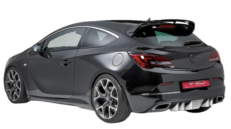 Afbeelding van 64ZPH2, zwarte Opel Astra Gtc 2.0 Turbo Opc hatchback