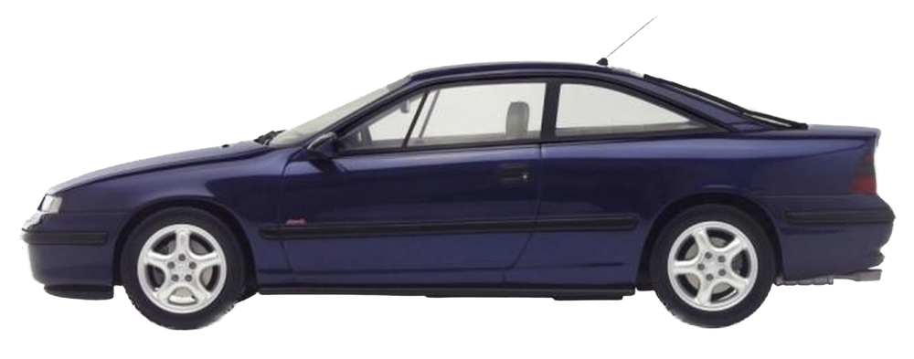 Afbeelding van RHXT99, blauwe Opel Calibra X2.0xev coupé