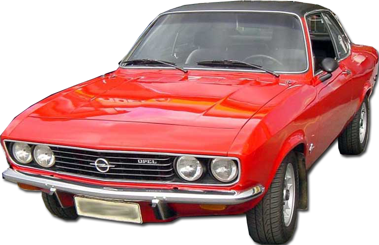 Afbeelding van 40PV43, rode Opel Manta 19 S 