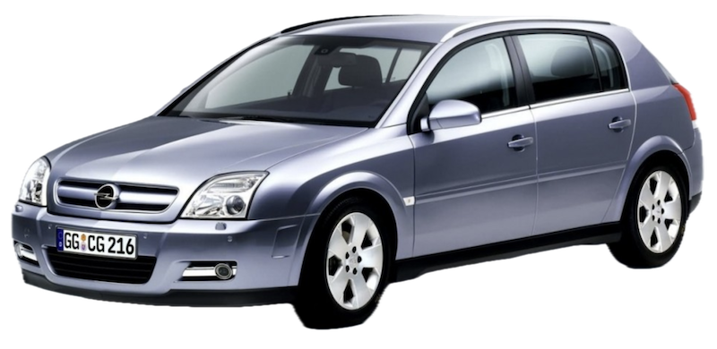 Afbeelding van 39LTSF, blauwe Opel Signum 2.0 Turbo hatchback