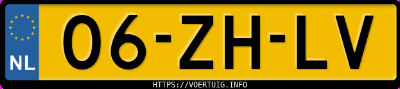 Kenteken afbeelding van 06ZHLV, zwarte Peugeot 207