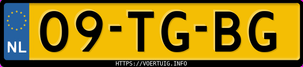Kenteken afbeelding van 09TGBG, gele Peugeot 207 1.4 16v 5drs