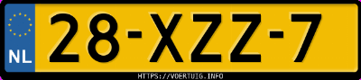 Kenteken afbeelding van 28XZZ7, bruine Peugeot Rcz Turbo 200
