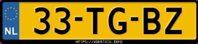 Kenteken afbeelding van 33TGBZ, grijze Peugeot 207