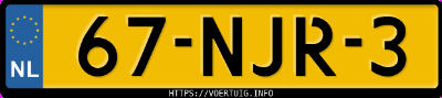 Kenteken afbeelding van 67NJR3, grijze Peugeot 207