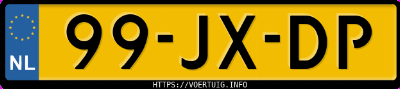 Kenteken afbeelding van 99JXDP, groene Peugeot 206 1.6 Cabrio