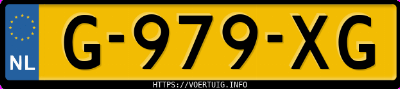 Kenteken afbeelding van G979XG, zwarte Peugeot 5008 1.2i Stt