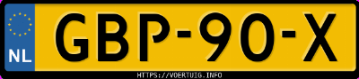 Kenteken afbeelding van GBP90X, zwarte Peugeot 408 Puretech