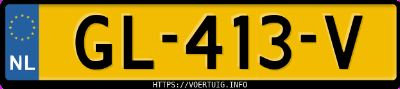 Kenteken afbeelding van GL413V, zwarte Peugeot Rcz 270
