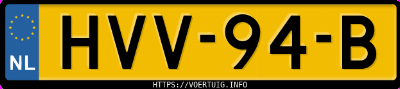 Kenteken afbeelding van HVV94B, grijze Peugeot 2008 E-2008 50 Kwh