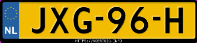 Kenteken afbeelding van JXG96H, grijze Peugeot 208 1.2i