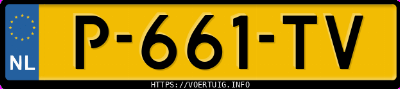 Kenteken afbeelding van P661TV, zwarte Peugeot 2008 E-2008 50 Kwh